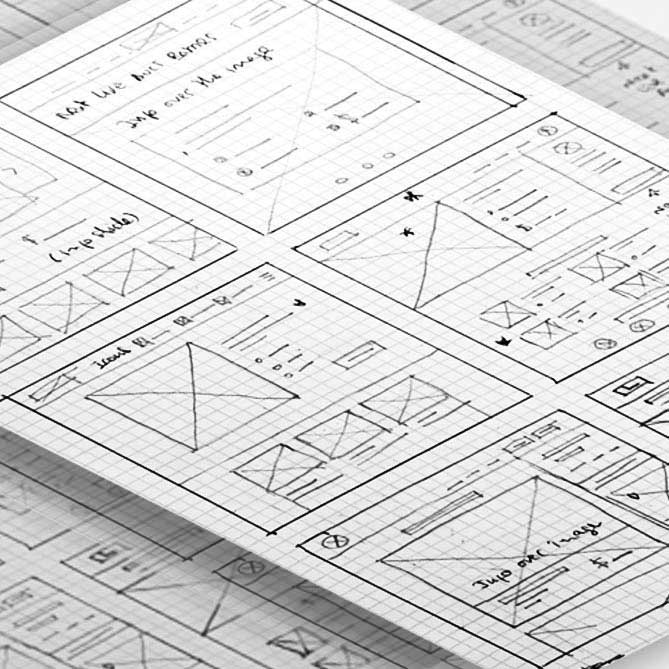Paper wirframes